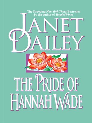 cover image of The Pride of Hannah Wade